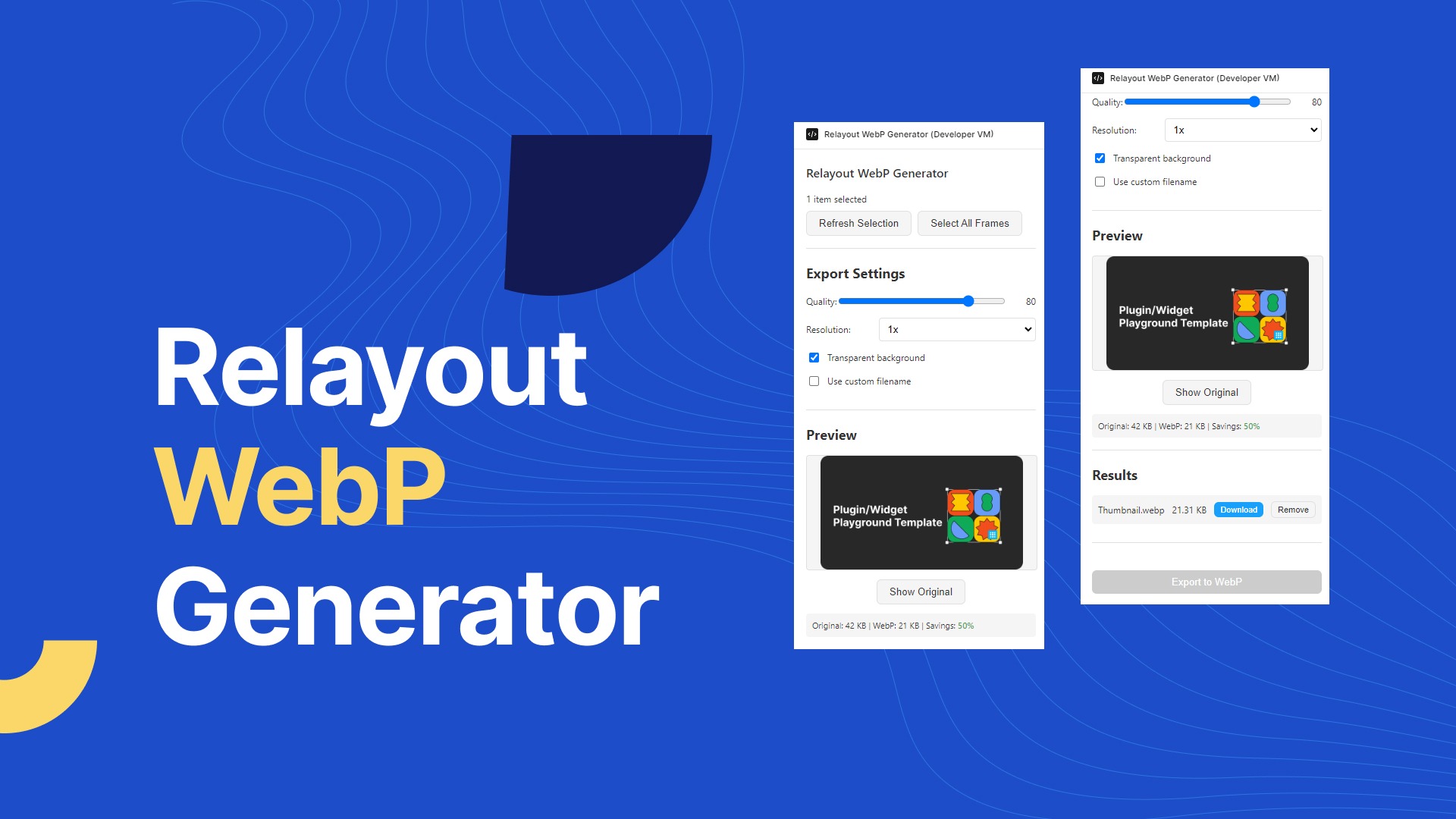 Relayout WebP Generator