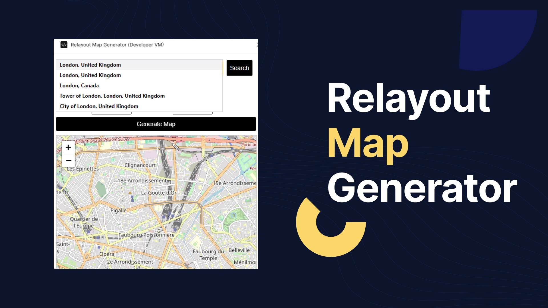Relayout Map Generator