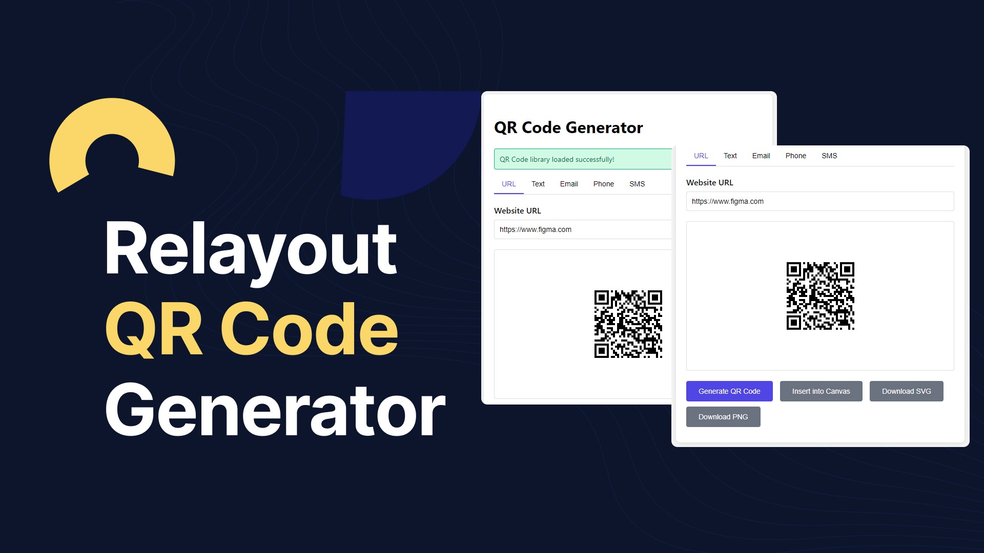 Relayout QR Code Generator